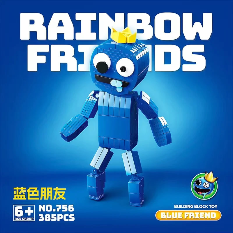 QUANGUAN Creator Expert 756 Rainbow Friends Blue